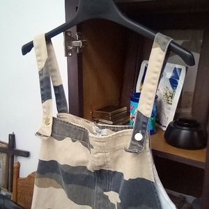 Army overalls by Easel